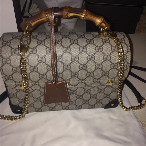 PADLOCK GG SMALL BAMBOO SHOULDER BAG! BRAND NEW!!! - Picture 12 of 15
